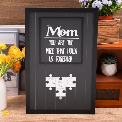 New Arrival - Mom You Are The Piece That Holds Us Together Wooden Puzzle Piece